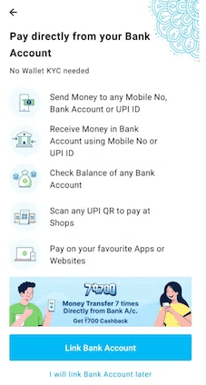 Create a Paytm Account Step Three