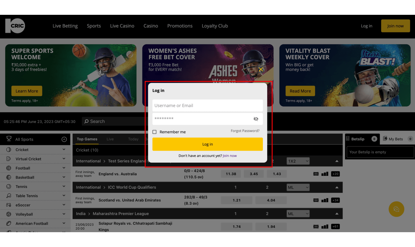 10Cric Login Step-By-Step Login Guide and Login Issues Resolved